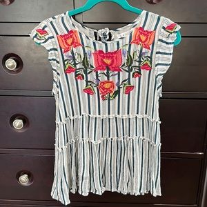 THML embroidered top.